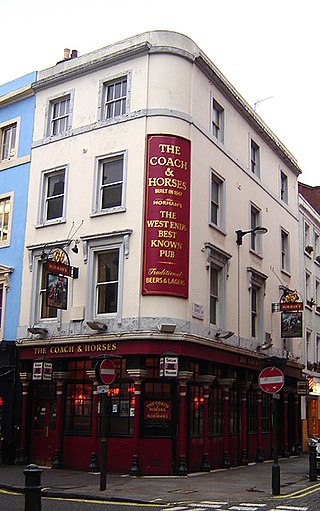 <span class="mw-page-title-main">Coach and Horses, Soho</span> Pub in Soho, London