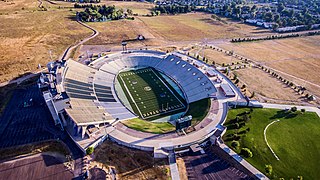 <span class="mw-page-title-main">Sonny Lubick Field at Hughes Stadium</span> Stadium in Colorado, U.S. (1968–2018)