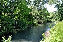 La Sorgue à Entraigues.