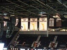 Bannières des titres NBA des Spurs de San Antonio