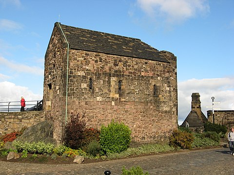 St Margaret's Chapel in Edinburgh Castle, Edinburgh, Scotland]