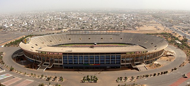 The Léopold Sédar Senghor Stadium in the Senegalese capital, Dakar