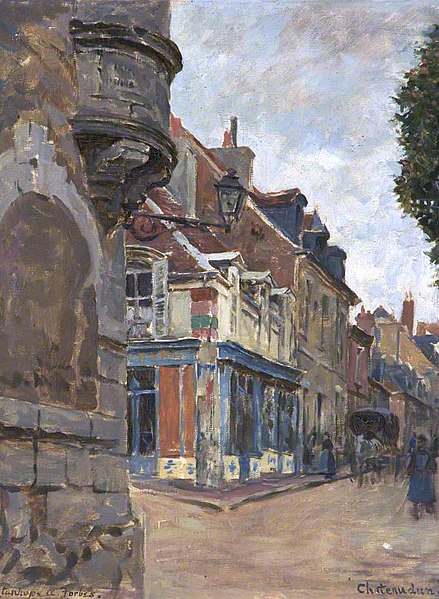 File:Stanhope Forbes Châteaudun, Street Scene.jpg