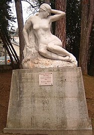 1895, statue i Aix-les-Bains i Savoie