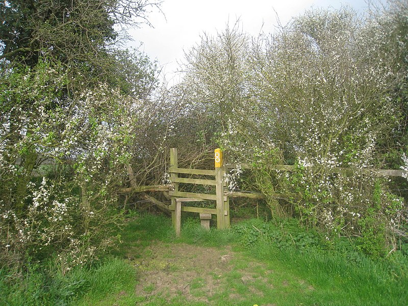 File:Stile on the path to Carlton on Trent - geograph.org.uk - 3918415.jpg