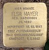 Stolperstein Innsbrucker Str 19 (Schön) Elsa Mayer.jpg