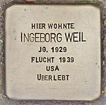 Stumbling block for Ingeborg Weil (Heidelberg) .jpg