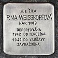 Stolperstein für Irma Weisskopfová.JPG