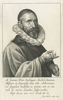Sweelinck, Kupferstich von Jan Harmensz. Muller, 1624 (Quelle: Wikimedia)