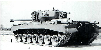 Важкий танк T32 вид ззаду