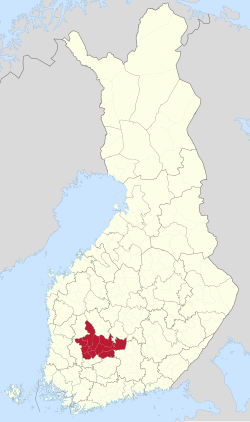 Tampereen seutukunta sijainti Suomi.svg