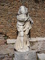 The statue of the goddess Rome