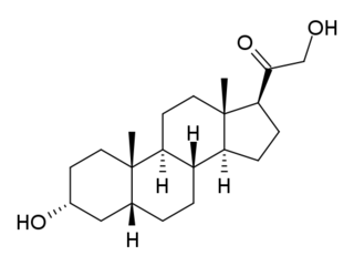 <span class="mw-page-title-main">Tetrahydrodeoxycorticosterone</span> Chemical compound