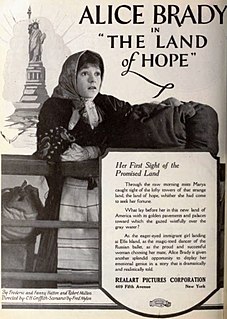 <i>The Land of Hope</i> (1921 film) 1921 film