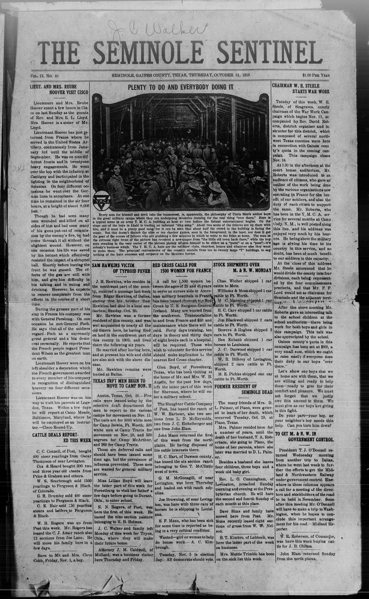 Seminole News (Seminole, Tex.), Vol. 2, No. 40, Ed. 1 Wednesday