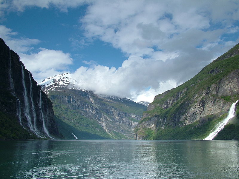 The Seven Sisters & the Wooer waterfalls in Geirangerfjord, Norway- Most surreal places to visit