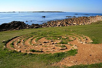 Rasenlabyrinth Troy Town Maze