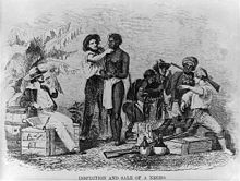 Sale and inspection of slaves The inspection and sale of a slave.jpg