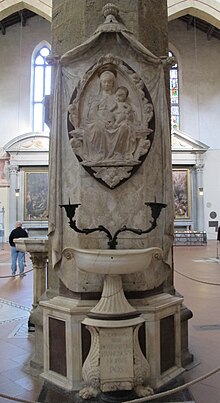 Antonio Rossellino, Madonna del Latte, Tomba di Francesco Nori, 1478 ca. Firenze, Basilica di Santa Croce