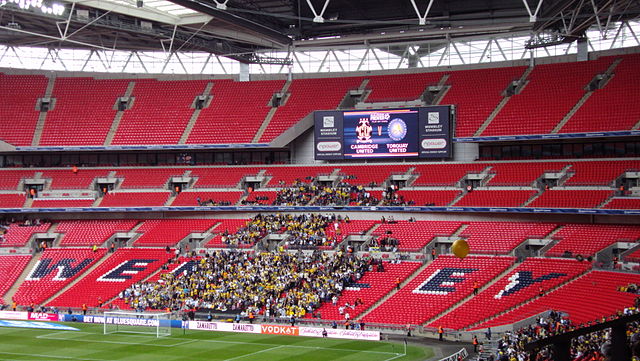Torquay supporters at Wembley Stadium, May 2009