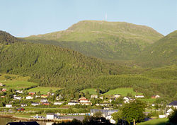 Uitzicht op Torvikbukt