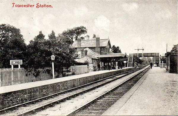 Towcester Railway Station, before 1912