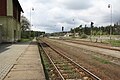 English: Track at Studenec railway station. Čeština: Koleje na stanici Studenec-nádraží.