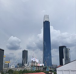 Melihat dari TRX skyline pada November 2021