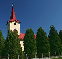 Turany nad Ondavou - w pobliżu można by zrobić ciekawe zdjęcie Velkej Domasy, ale brak czasu na to, by znaleźć najlepsze ujęcie