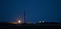 Twilight natural gas flare - Arnegard North Dakota - 2013-07-06.jpg