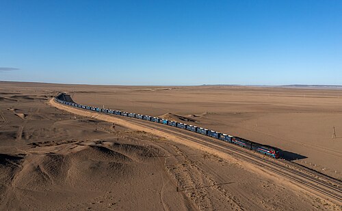 Train in Mongolia