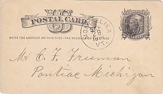 United States postal card of 1881. US-PostalCard1881.jpg