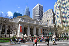 New York Public Library Main Branch at 42nd Street and Fifth Avenue