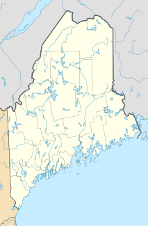 Map of Maine showing the location of Bigelow Preserve