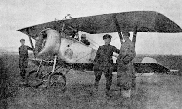 A Nieuport 17 of the Ukrainian Galician Army