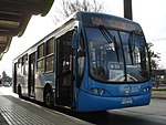 Stadbuss i Santiago de Chile inom Transantiagoprojektet