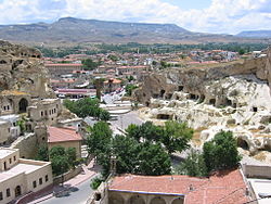 Hotels built within caves in Ürgüp