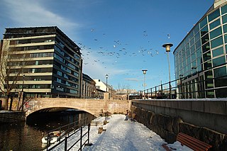 Vaterland Bridge bridge in Oslo, Norway