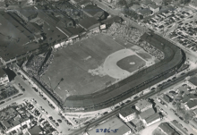 Vaughn Street Park, where the Rosebuds played their home games Vaughn Street Park, 1951 (1).png