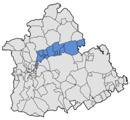 Vega del Guadalquivir – Mappa