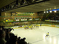 Players of HC ZUBR Přerov before the 2nd National Hockey League's 4th play-off game with VHK Vsetín