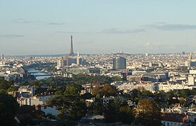 View of Paris from Meudon, 2013