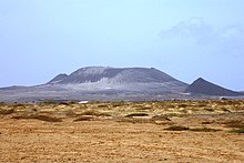 Volcan éteint Viana sur l'île de São Vicente au Cap-Vert. Photo de 2007.