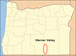 Warner Valley, Орегон. PNG