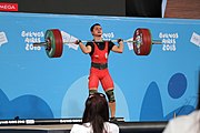 Deutsch: Gewichtheben bei den Olympischen Jugendspielen 2018; Tag 2, 10. Oktober 2018; Jungen 62 kg English: Weightlifting at the 2018 Summer Youth Olympics at 8 October 2018 – Boys' 62 kg