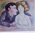 Wendt, Annäherung, 1934, Öl auf Leinwand 47x50cm, Privatbesitz Düsseldorf