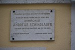 Andreas Schindlauer - Gedenktafel