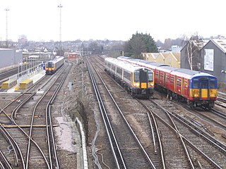 <span class="mw-page-title-main">Wimbledon Traincare Depot</span> Traction maintenance depot in England operated by South Western Railway