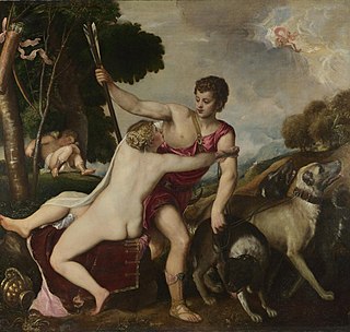 National Gallery, London, probably kept in the studio. Workshop of Titian - Venus and Adonis - National Gallery, London.jpg