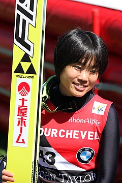 Yuki Itō in Courchevel 2013